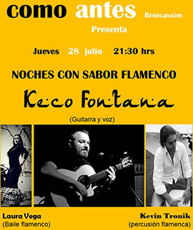 Noches con sabor flamenco en como antes Benicàssim
