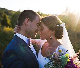 Boda de la periodista Alba Saura y el arquitecto Héctor Borràs en Les Santes