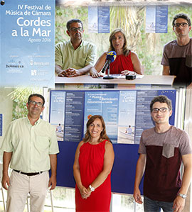 Presentación del IV Festival de música de Cámara Cordes a la mar