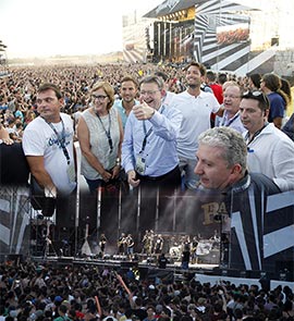 Inauguración del VII Festival de música Arenal Sound