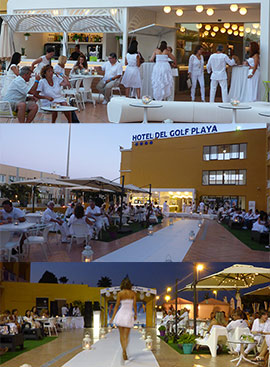 Fiesta blanca esencia Ibiza en el Hotel del Golf Playa