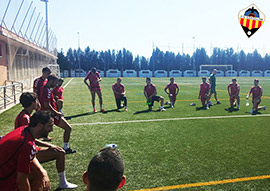 Entrenamiento del primer equipo del CD Castellón