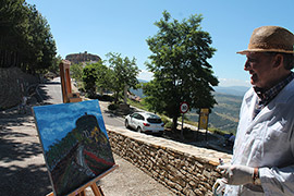 39 pintores de la provincia de Castellón participan en el concurso de pintura rápida