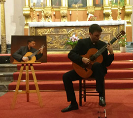 Concierto de guitarra de Óscar Ebro en Vilafamés