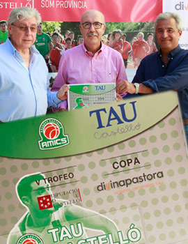 Presentación del V Trofeo Diputación que enfrentará el domingo al Tau Castelló y al Valencia Basket