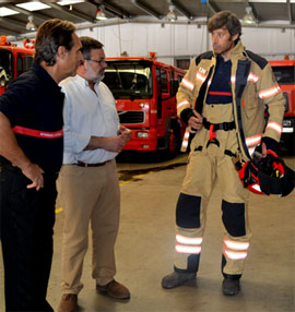Los Bomberos de Castellón estrenan nuevos trajes de mayor grado de protección