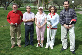 II Trofeo fundación Sergio García. Competición golf
