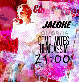 Jalohe en como antes Benicàssim el 1 de septiembre