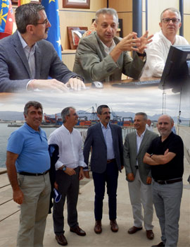 El presidente de la Autoridad Portuaria de Castellón felicita al Director General por la actuación llevada a cabo en el reciente incendio de Artana