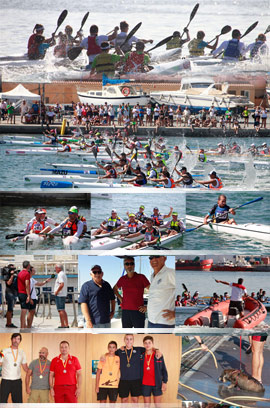 Más de 585 participantes en el  X Campeonato de España de Kayak de Mar