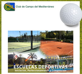 Abierta Inscripción Escuela Deportiva 2016-2017 del Club de Campo Mediterráneo