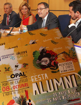 Presentación de la Festa Alumni 25 anys UJI, 25 anys de música