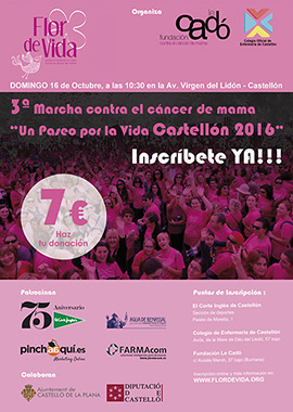 Un Paseo por la Vida, 3ª marcha solidaria contra el cáncer de mama