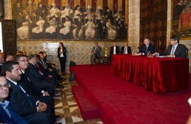 El presidente de la Diputación en el 'Forum Valencià pel Corredor Mediterrani' y la 'Taula Estratègica del Corredor Mediterrani de Catalunya'