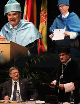 Acto de apertura del curso académico 2016/2017 de las universidades valencianas en la UJI