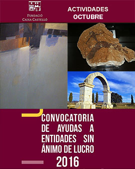 Fundación Caja Castellón: actividades octubre