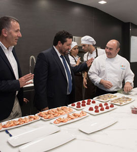 El chef Miguel Barrera en el I Foro Europeo de Turismo Gastronómico