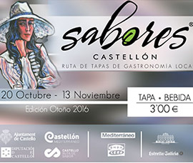 Vuelve la ruta de tapas, Sabores Castellón