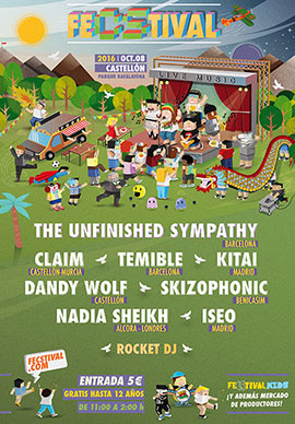 Se acerca el FeCStival, sábado 8 de octubre en el parque Rafalafena
