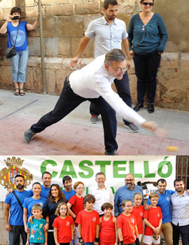 El president de la Generalitat, Ximo Puig participa en el Día de la Pilota Valenciana
