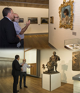 Presentación de las obras de Pinazo y Viciano en el Museu de Belles Arts de Castellón