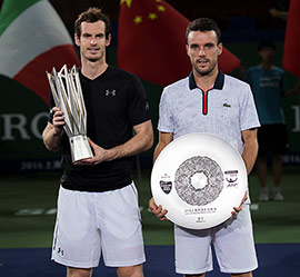 Roberto Bautista Agut, subcampeón del Masters 1000 de Shanghai