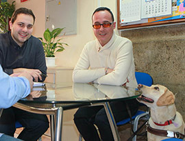 Romería de perros guía a la Magdalena