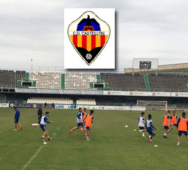 Penúltima sesión preparatoria antes del partido que el domingo del CD Castellón contra el Elche