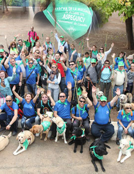 Romería de perros guía a la Magdalena