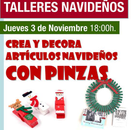 Hoy taller navideño en Leroy Merlin