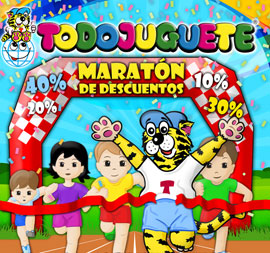 Mes del maratón de descuentos en Todojuguete