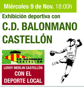 Exhibición deportiva en Leroy Merlin Castellón