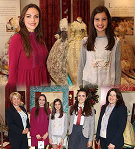 The British School of Vila-real visita  a las reinas falleras de Burriana