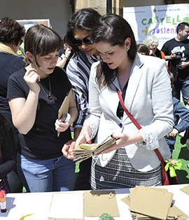 Decoración navideña ecológica con la campaña Castellón + Sostenible