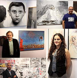 Inauguración de la feria de arte contemporáneo Marte en Castellón