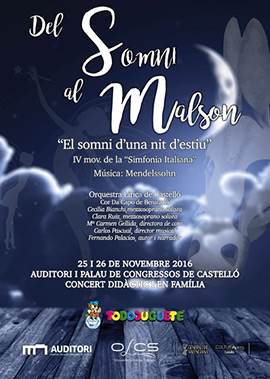 Del Somni al Malson, espectáculo infantil en el Auditorio de Castellón