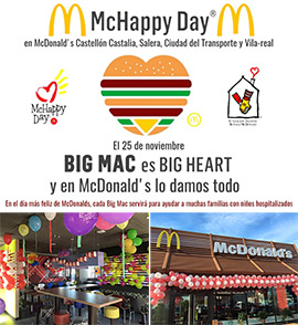 McDonald’s celebra su McHappy Day en Castellón de la Plana