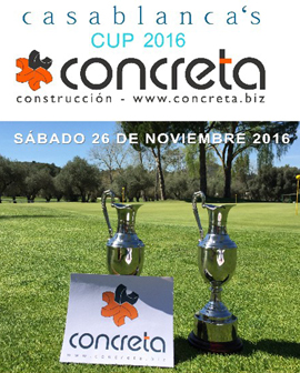Trofeo Concreta de golf el próximo 26 de noviembre