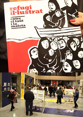 Exposición de ilustración sobre la crisis de los refugiados en EASD