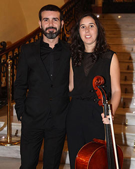 Concierto de Laura Gómez y Óscar Oliver en el Real Casino Antiguo de Castellón