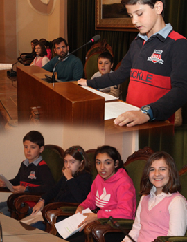 El pleno infantil recoge las reivindicaciones de los niños y niñas de seis colegios de Castellón
