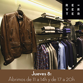 Reverter abre el festivo jueves 8 de diciembre