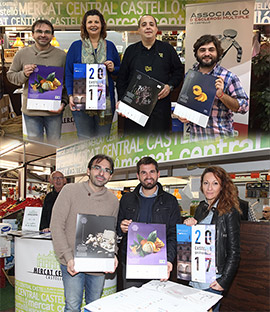 El calendario gastronómico a la venta en el Mercat Central de Castellón