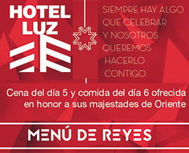 Menú especial Reyes en el restaurante del Hotel Luz de Castellón