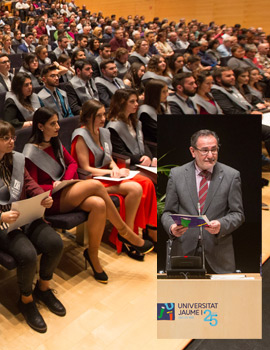 Más de 400 alumnos participan en los actos de graduación de la Facultad de Ciencias Humanas y Sociales de la UJI