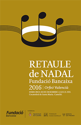 Fundación Bancaja ofrece su tradicional concierto Retaule de Nadal en Castellón