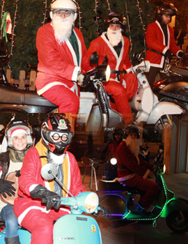 Quedada Navideña de Vespa Club Castellón