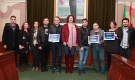 Entrega de los premios a los mejores escaparates navideños