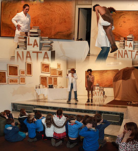 Representación infantil, Descubriendo a Uro, en la Fundación Caja Castellón