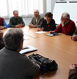 Visita a la  Asociación de Jubilados y Pensionistas Columbretes de Castellón